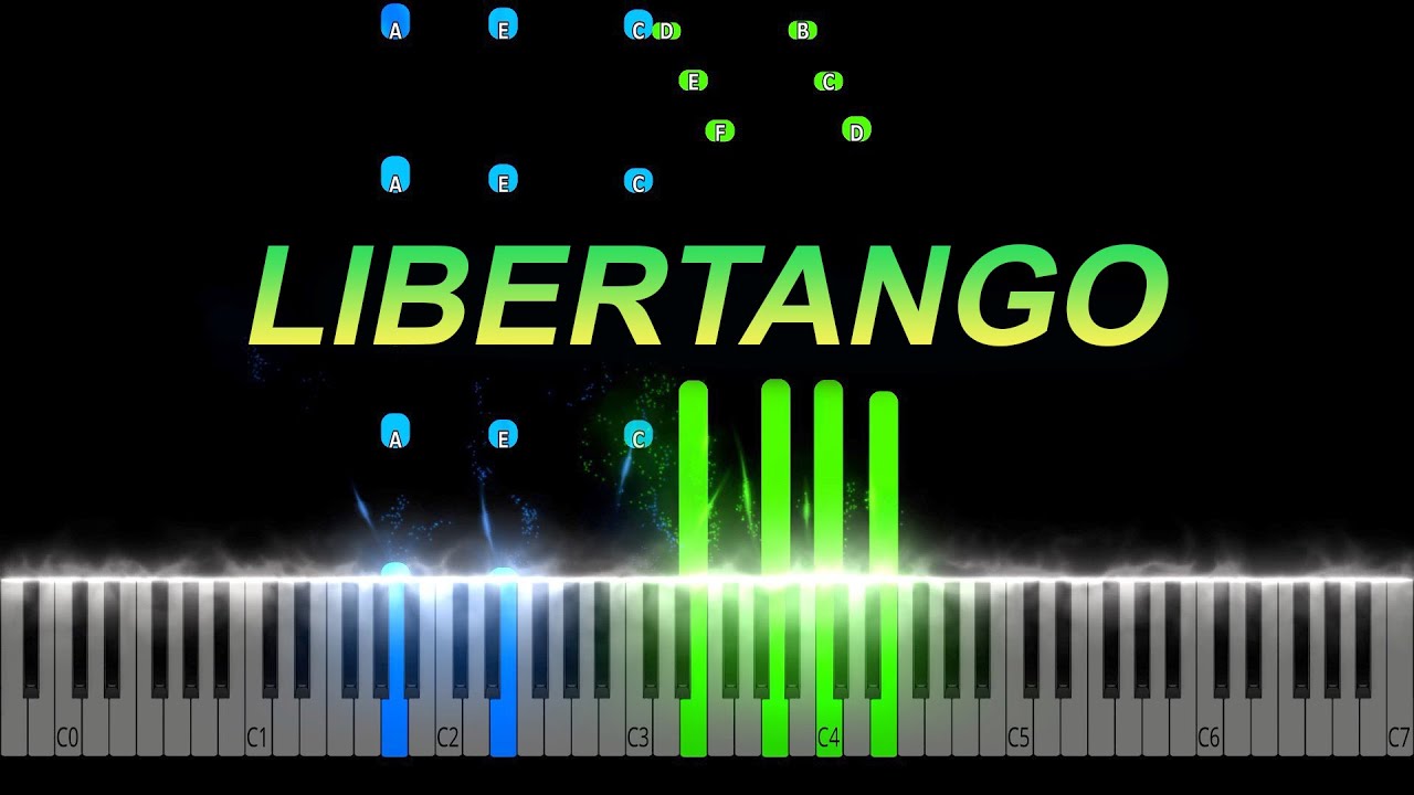 Piazzolla - Libertango Piano Tutorial