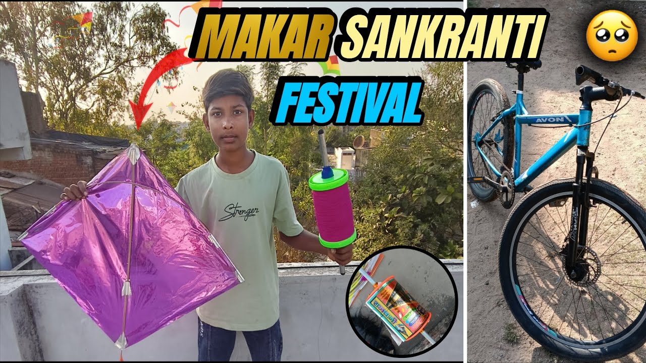 Makar Sankranti Vlog||kite festival ||🥰🪁