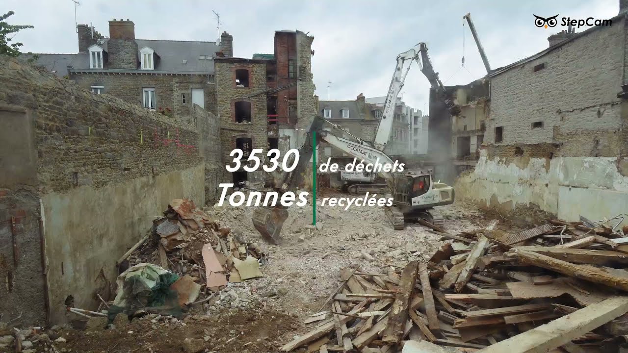 DEMOLITION OCCAMAT à ST BRIEUC