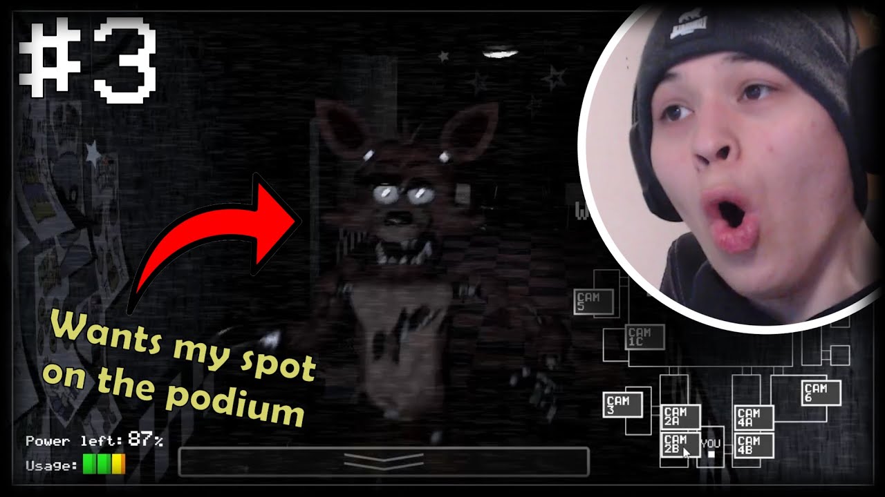 Watch THE BEST (worst) Fnaf Player Beat Night 3 First Try! | Five Nights At Freddy's #3