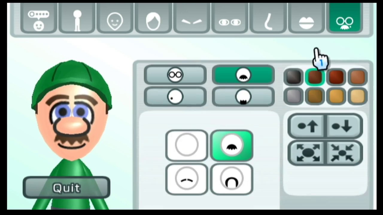 Mii Maker How to make Luigi (Mario Bros) Free Tutorial Nintendo Switch/Wii/3DS/WiiU