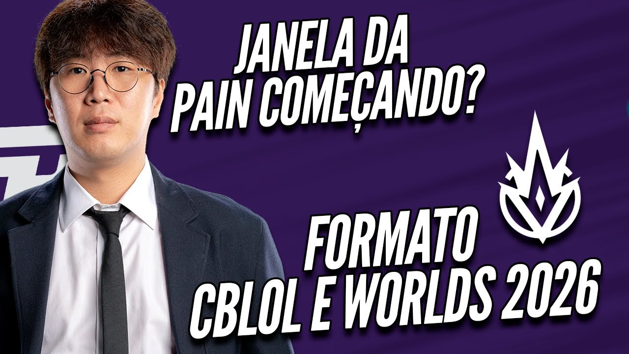 FORMATO DO CBLOL 2026 e JANELA do CBLOL 2026 COME&Ccedil;ANDO, PAIN VAI MUDAR O XERO?