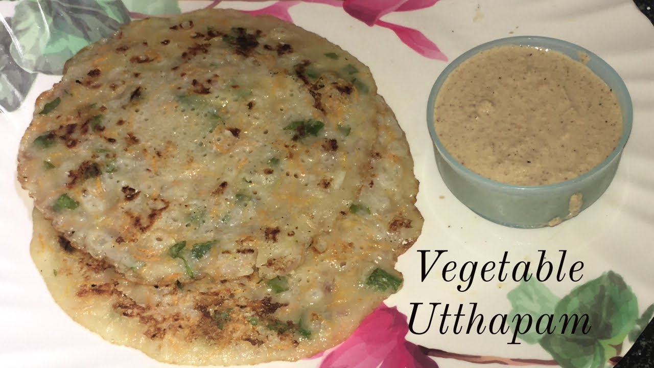 How to make vegetable uttapam||easy vegetable uttapam ||easy breakfast recipe~ ourrecipes