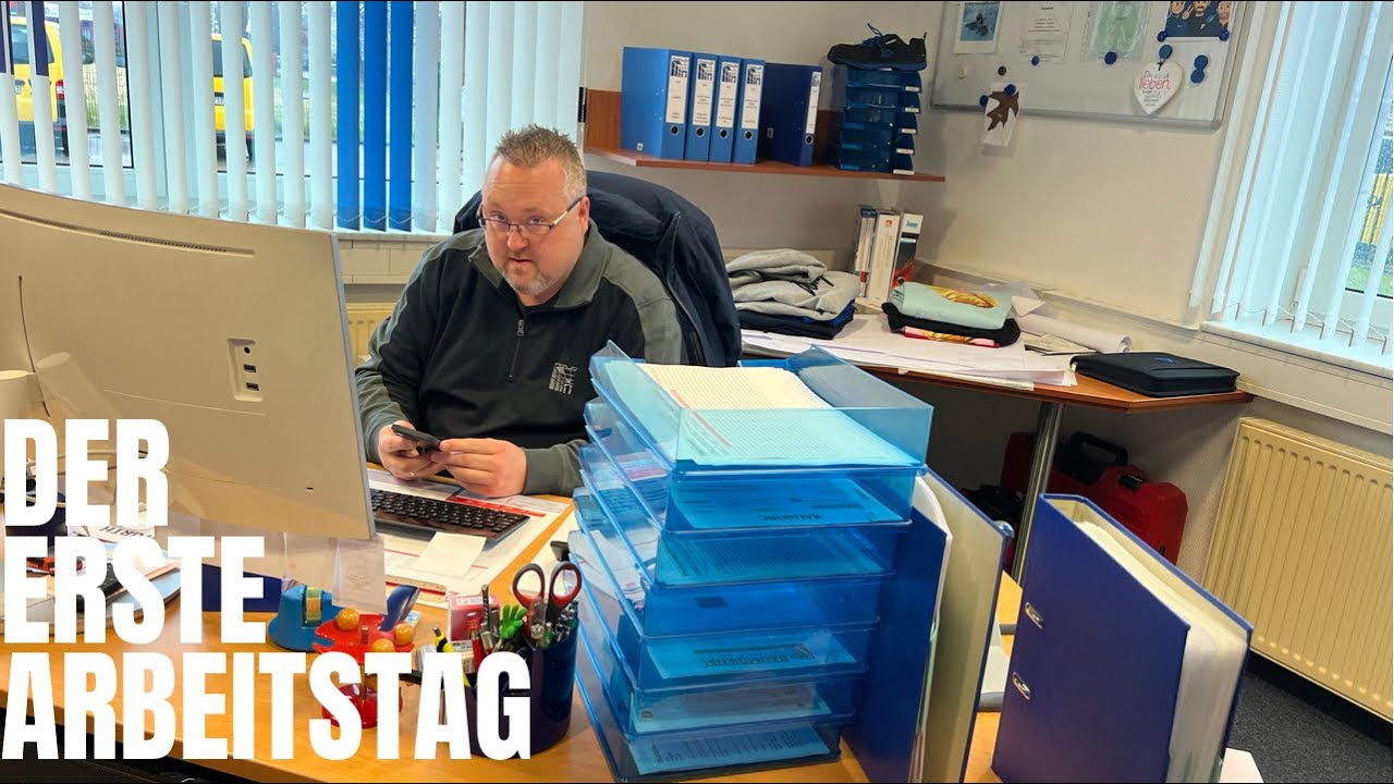 Der erste Arbeitstag - nervös? Im Büro