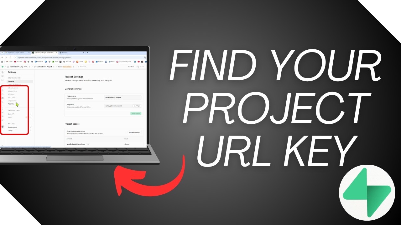 How to Find Your Project URL and API Key in Supabase