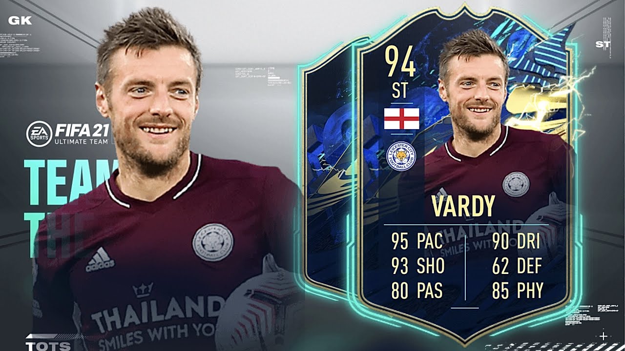FIFA 21: JAMIE VARDY 94 TOTS PLAYER REVIEW I FIFA 21 ULTIMATE TEAM