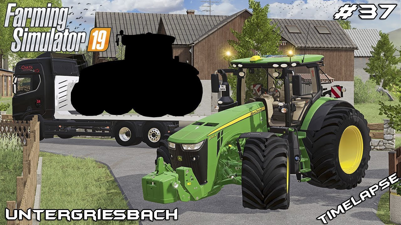 New TRACTOR & LSW 1100 for JD 8R | Animals on Untergriesbach | Farming Simulator 19 | Episode 37