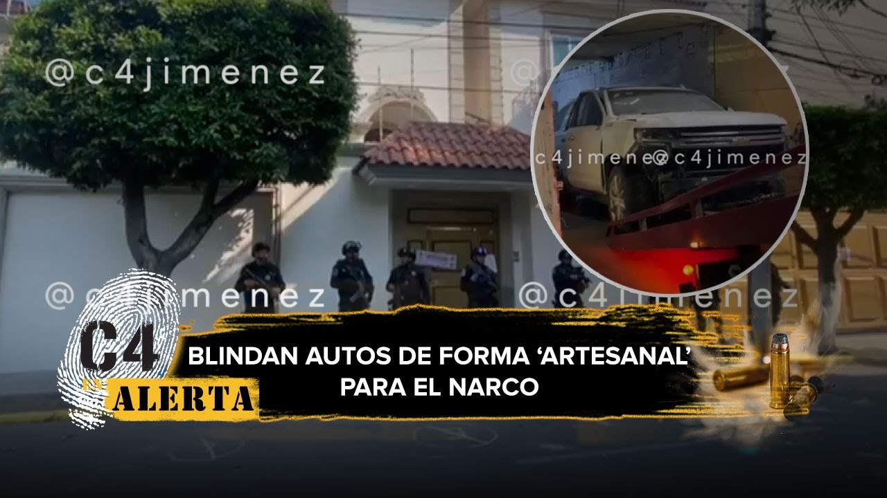 Desmantelan talleres de autos blindados para el narco en CdMx
