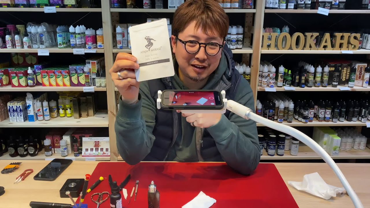 NINJA WORKZ VAPE COTTON ベイプコットン 使い方