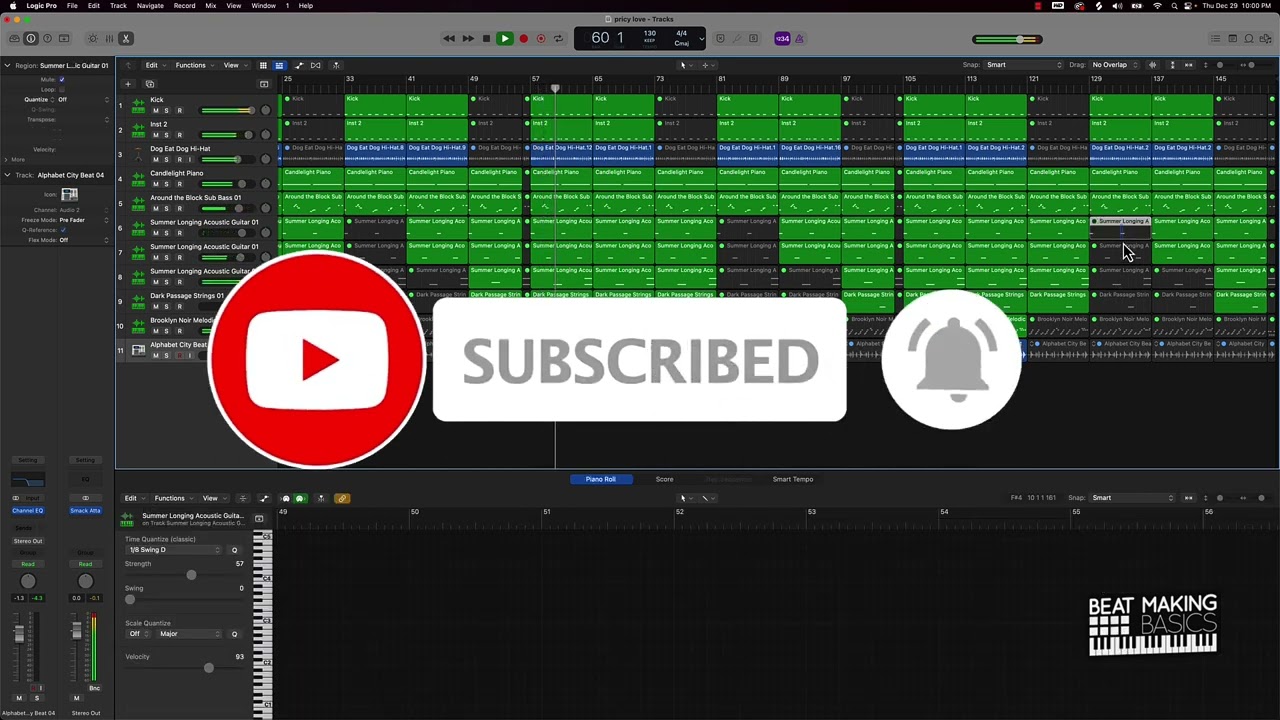 Arranging A HARD RNB Beat In Logic Pro 10.7 (Silent Cook Up)