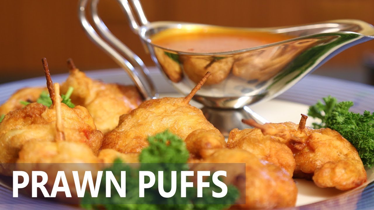 Fried Prawn Puffs | Mallika Joseph Food Tube
