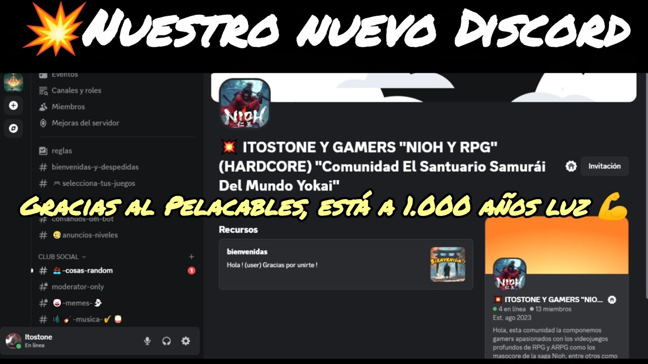 ❗Nuestro Nuevo Discord❗💥
