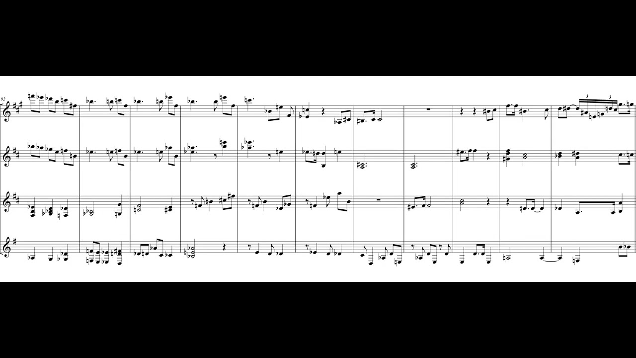 Alban Berg - Sonata Op.1 - For Guitar Quartet