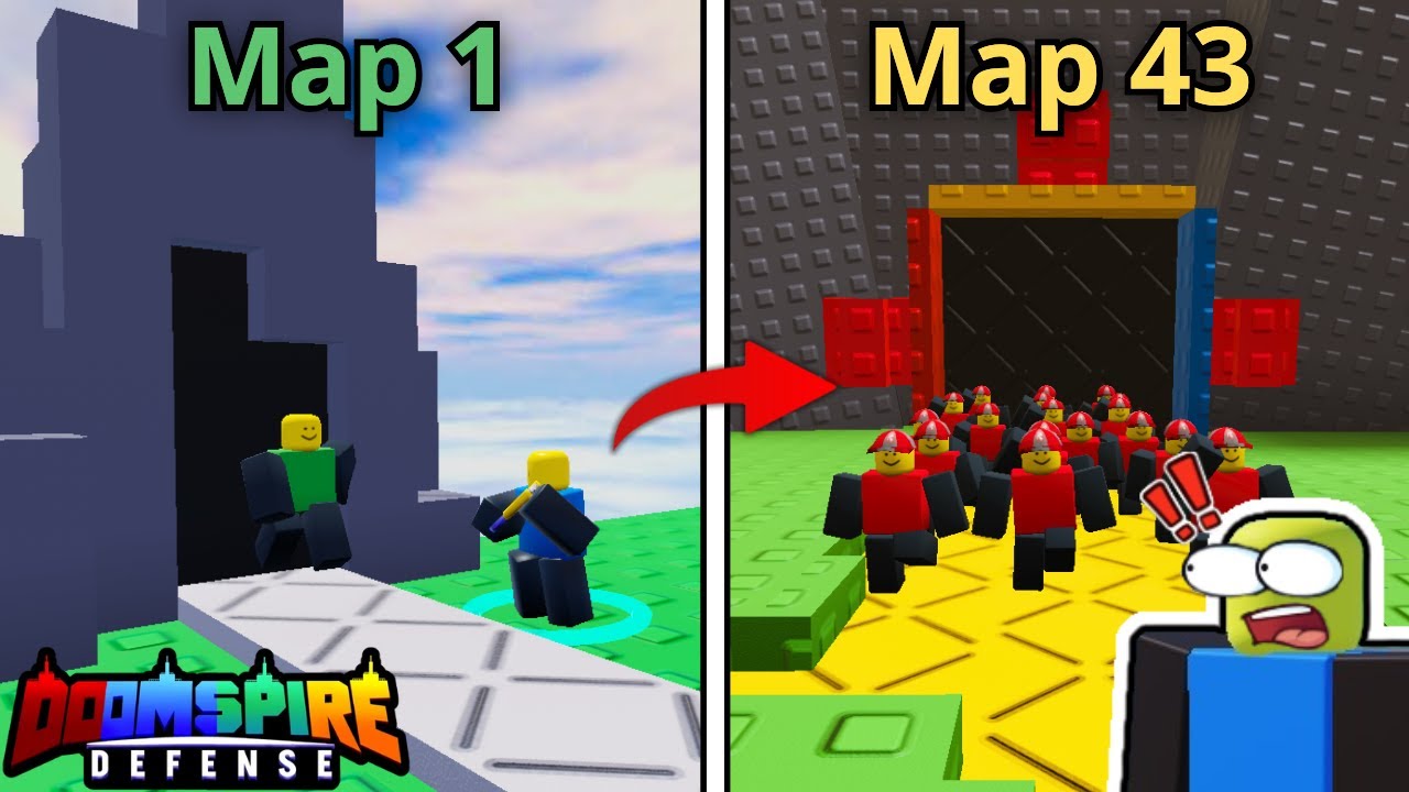 I Beat Every Map In Roblox Doomspire Defense