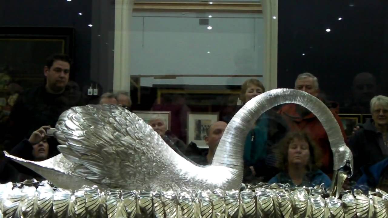 Silver Swan at Bowes Museum.MP4