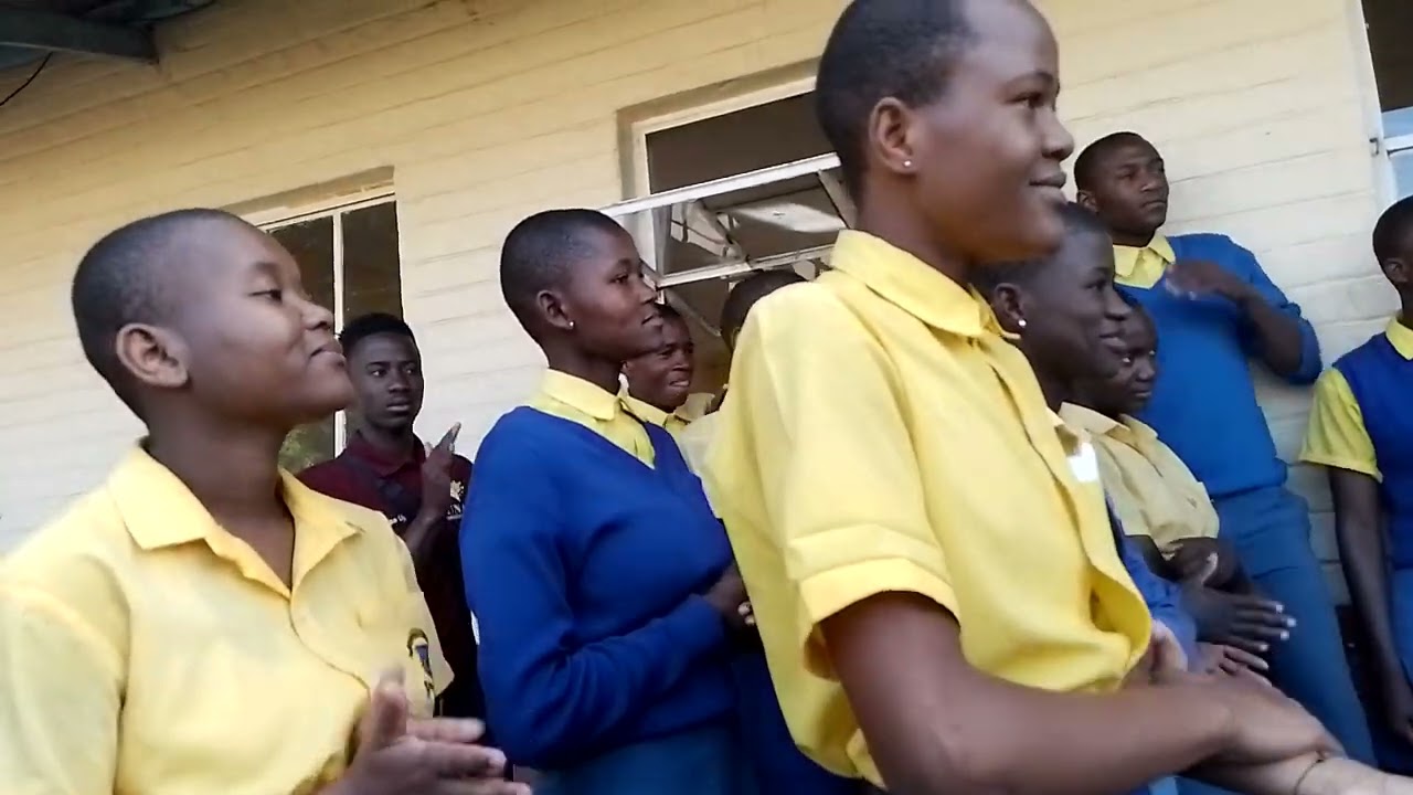 Waterberg junior secondary school at the morning assembly closing 2022