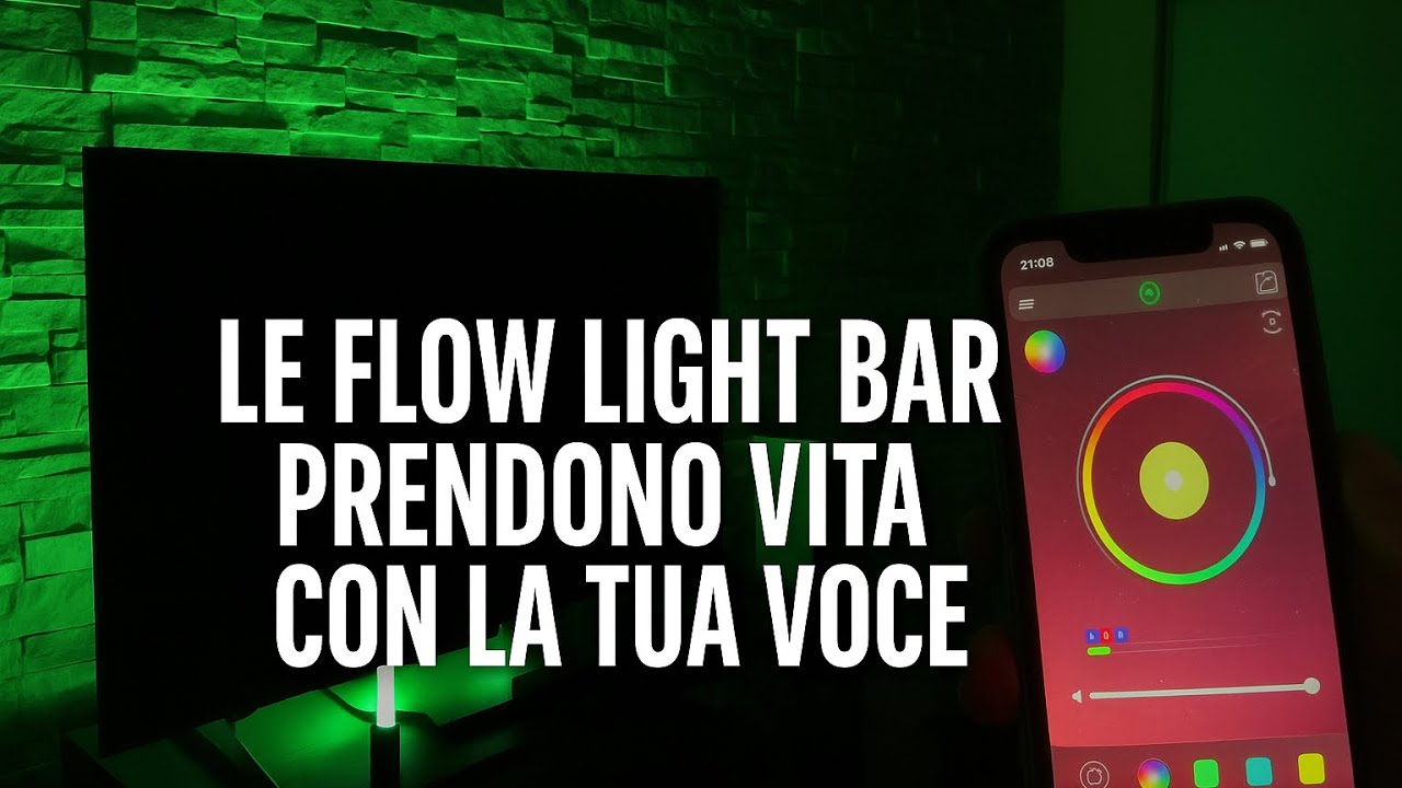 Recensione delle luci RGB le Flow Lght Bar!!
