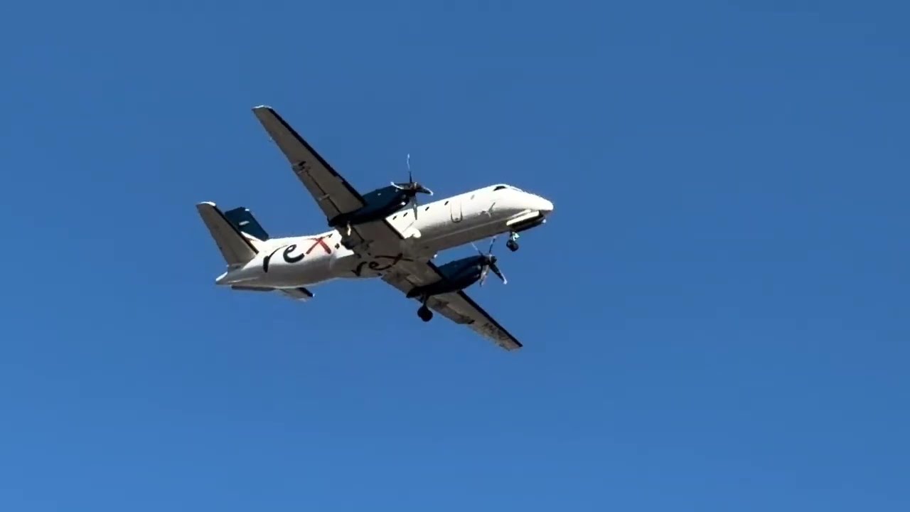 Rex Saab 340B RNP visual runway 06 Perth Airport YPPH 