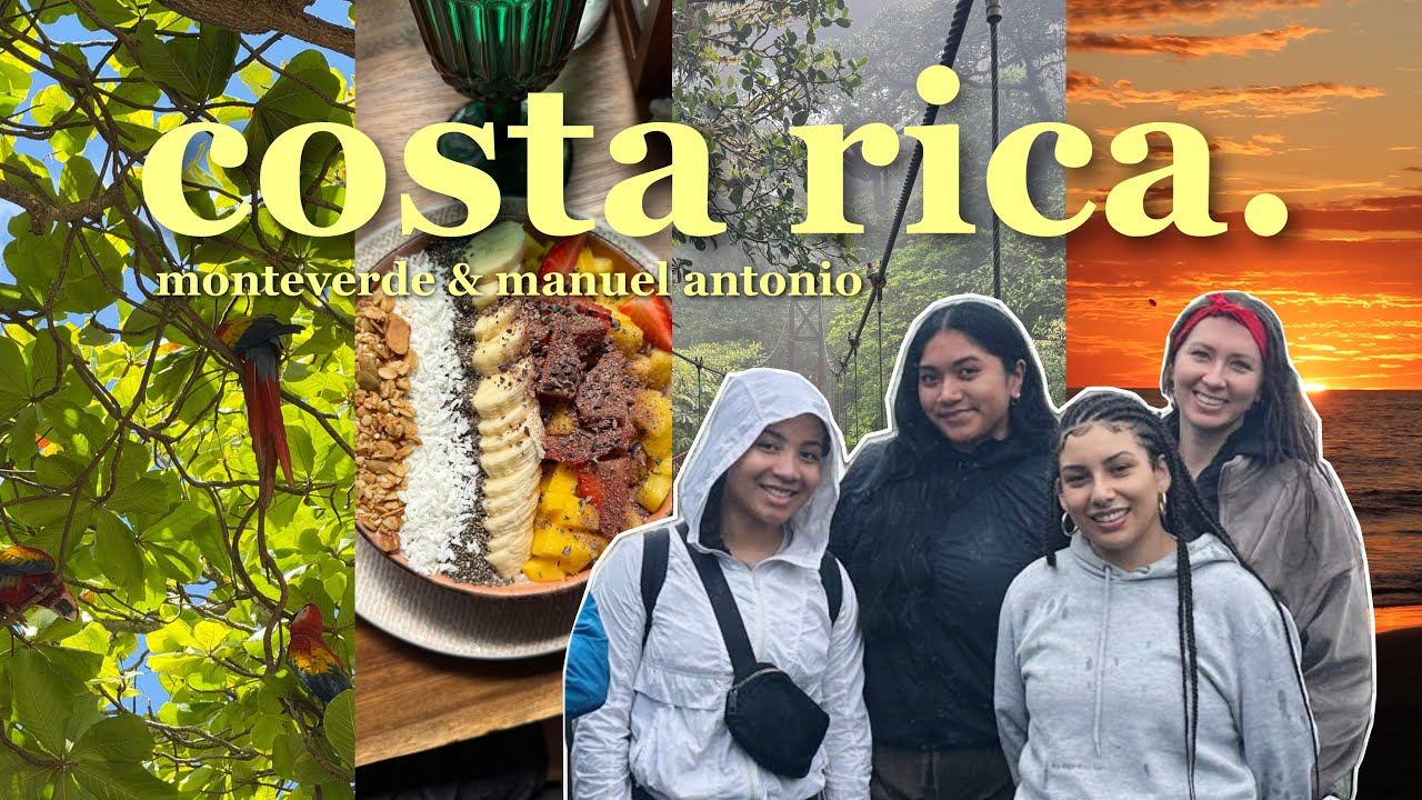 Costa Rica Vlog (Monteverde & Manuel Antonio) | Zip lining, Cloud Forest Hike, Coffee Tour, & MORE