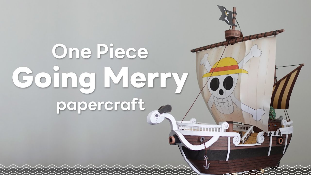 One Piece Going Merry papercraft
