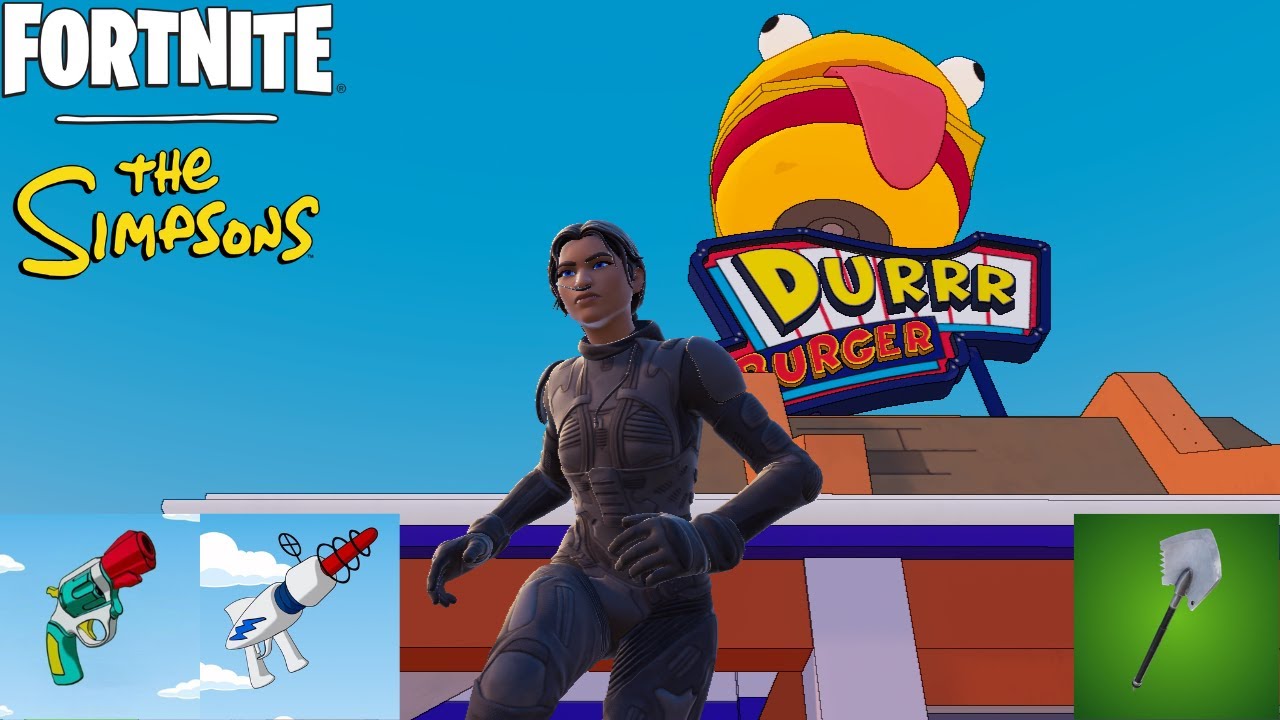 Fortnite Chani Skin Gameplay | Battle Royale The Simpsons Season