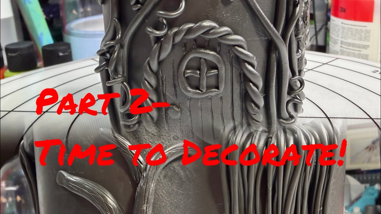 Part 2- Fantasy  Polymer Clay Vase. Let’s Decorate!