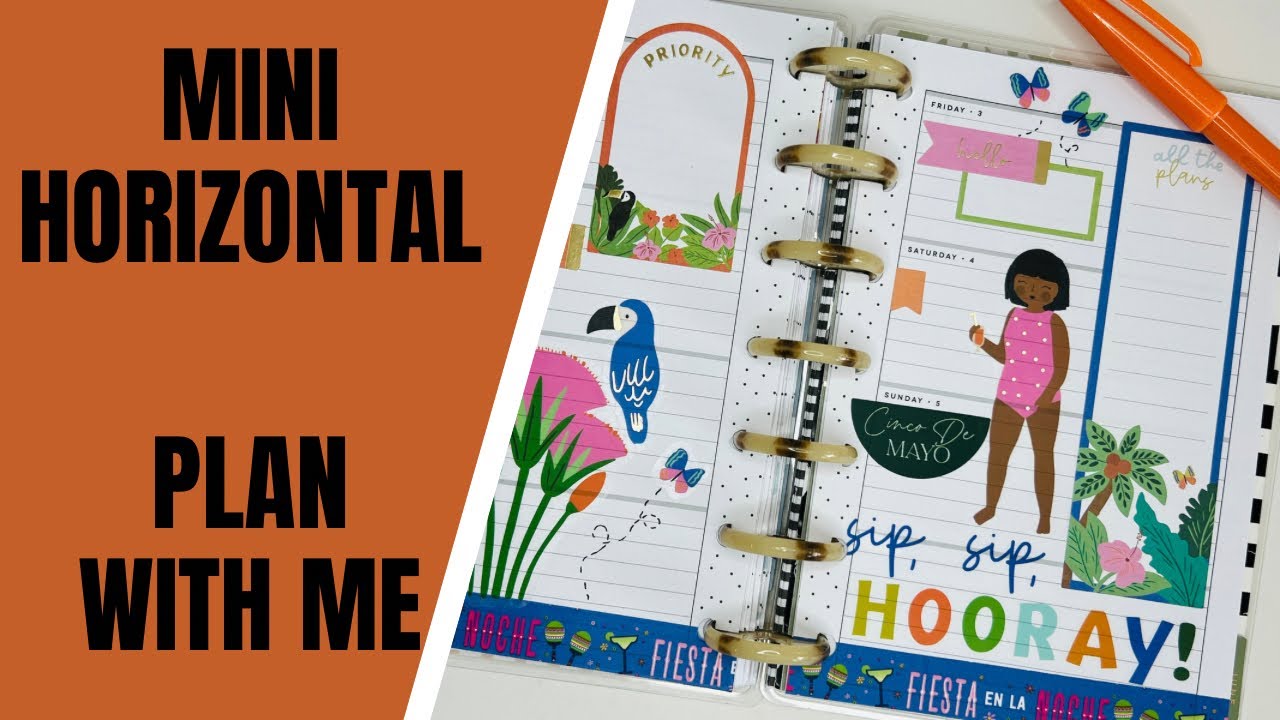 Happy Planner Mini Horizontal | Plan with Me | Apr 29 - May 5 | HP Love Every Season