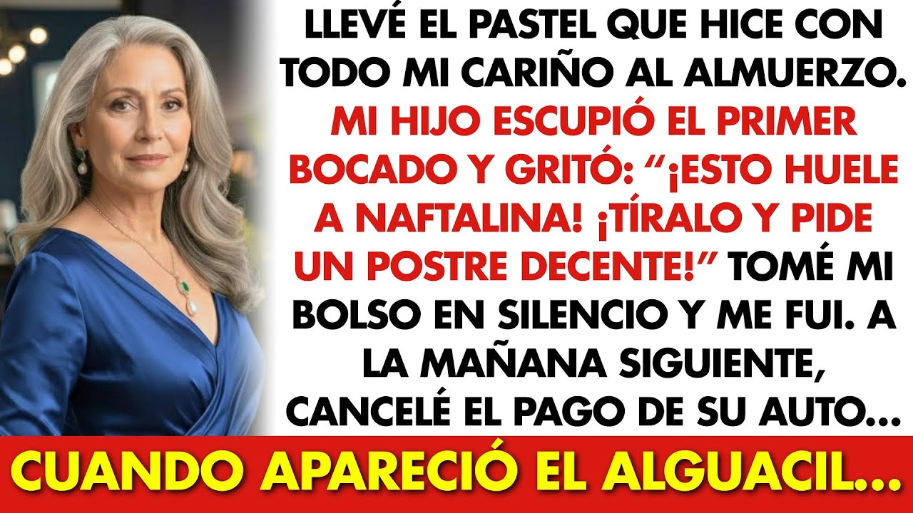 Mi Hijo Escupió el Pastel que Hice y Gritó: ‘¡Huele a Naftalina!’, Pero a la Mañana Siguiente…