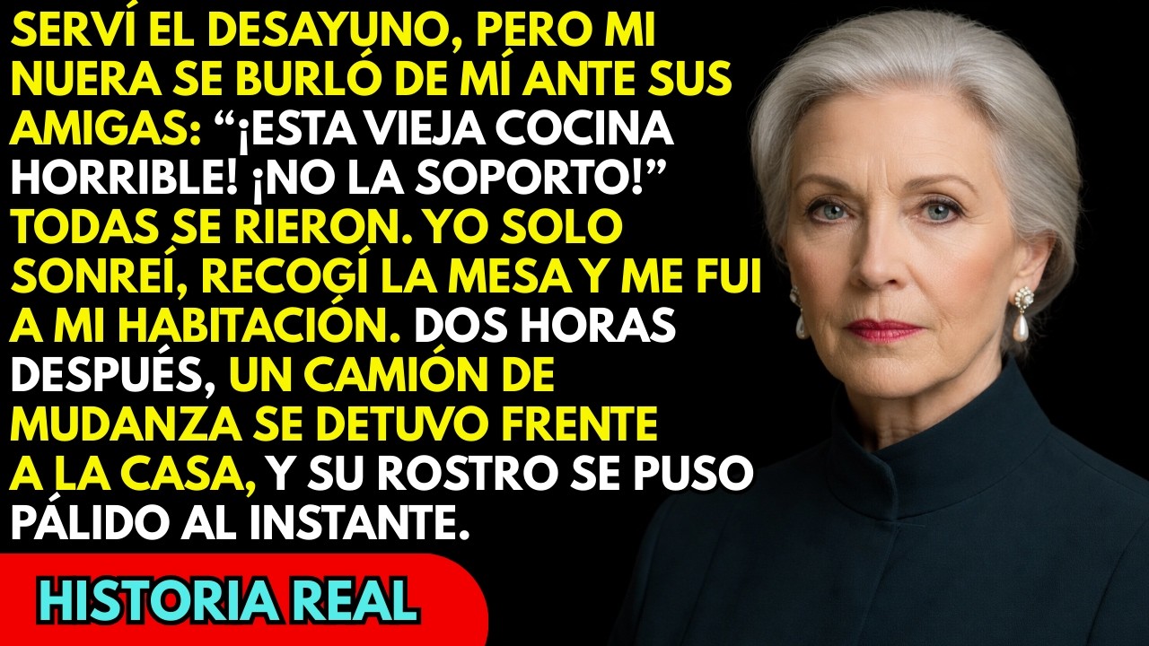 Mi nuera se burló de mi comida… 2 horas después me suplicaba llorando de rodillas