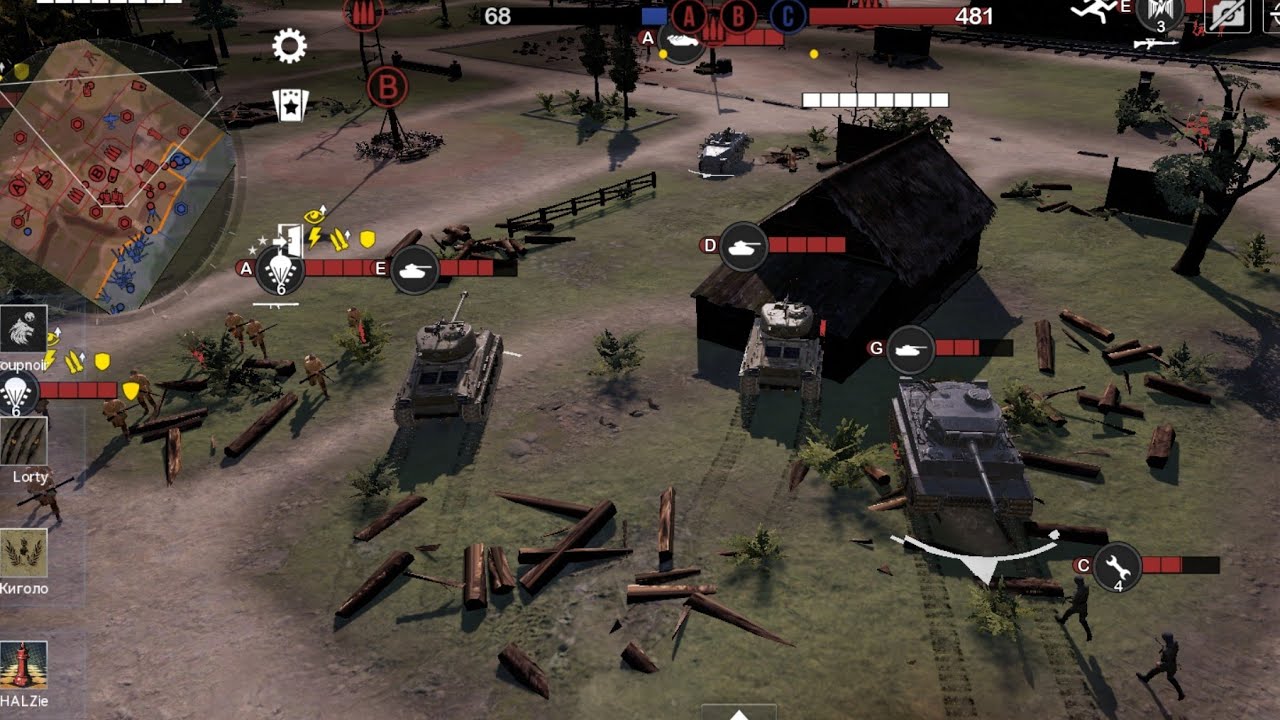 4vs4  War Alert WWII PvP RTS 🔥🐻 Clan Wars @WarAlert-Mobile