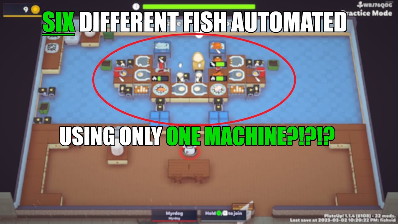 How to automate every fish in PlateUp!