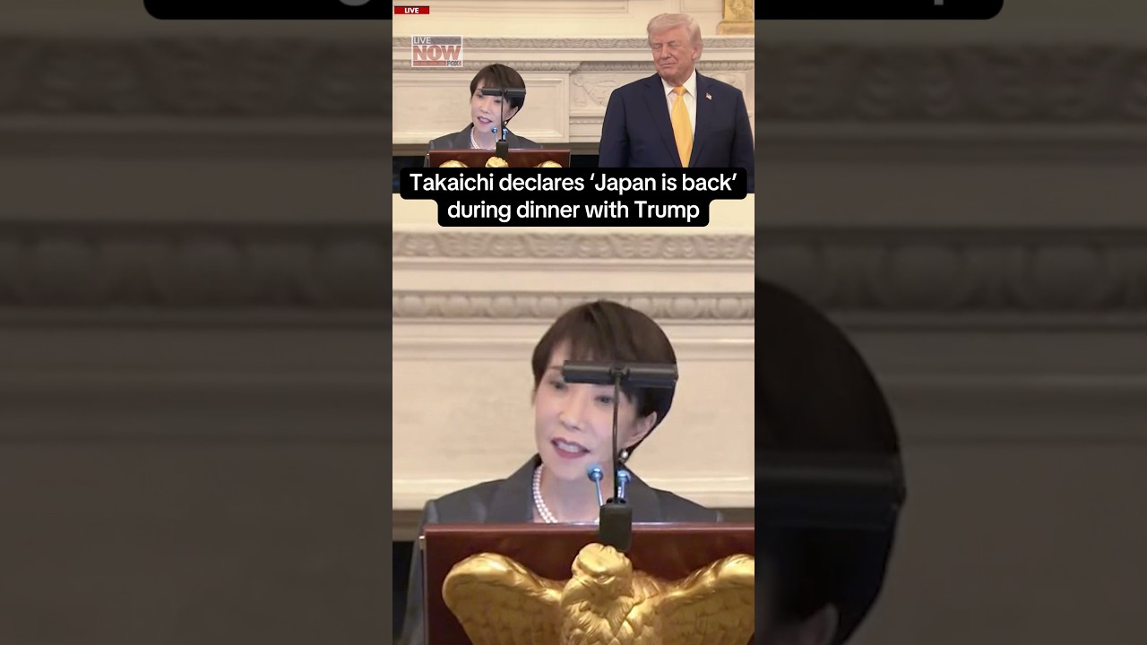Prime Minister Takaichi says &lsquo;Japan is back&rsquo;