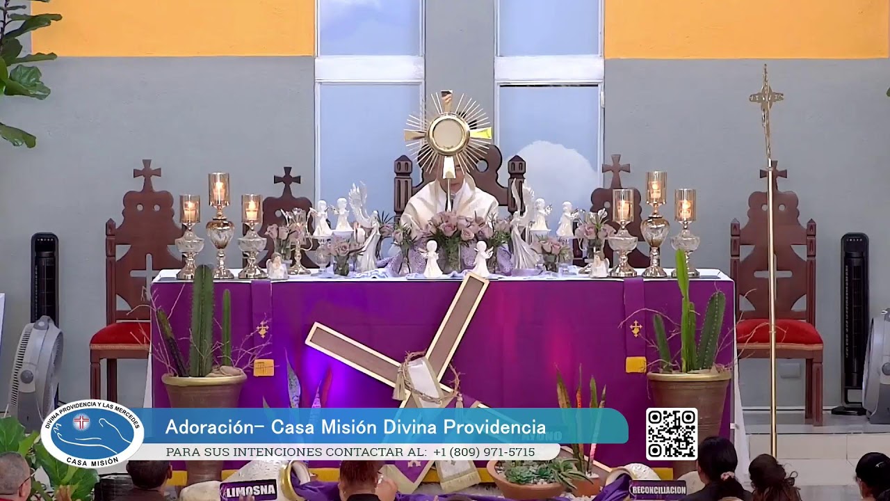 Jueves Eucarístico, Adoración al Santísimo. 26 de febrero del año 2026.
