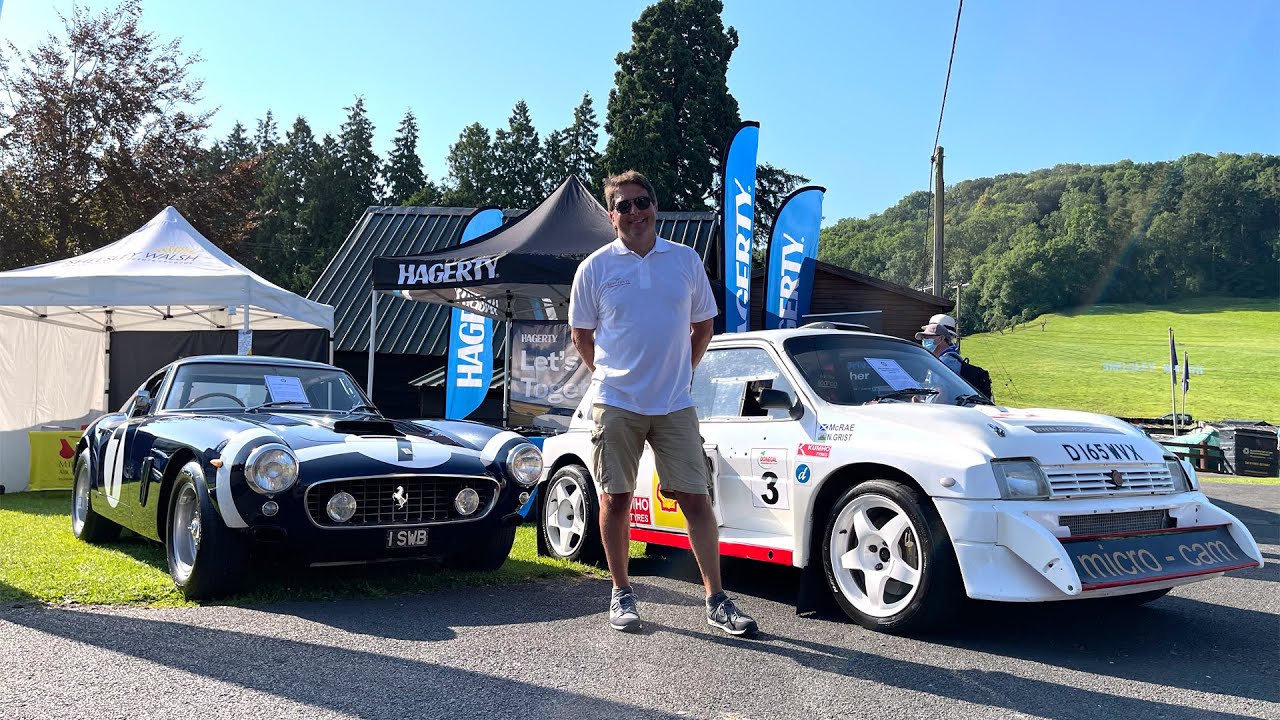 Metro 6R4 and 250 SWB hill climbs at Shelsley Walsh Classic Nostalgia '21