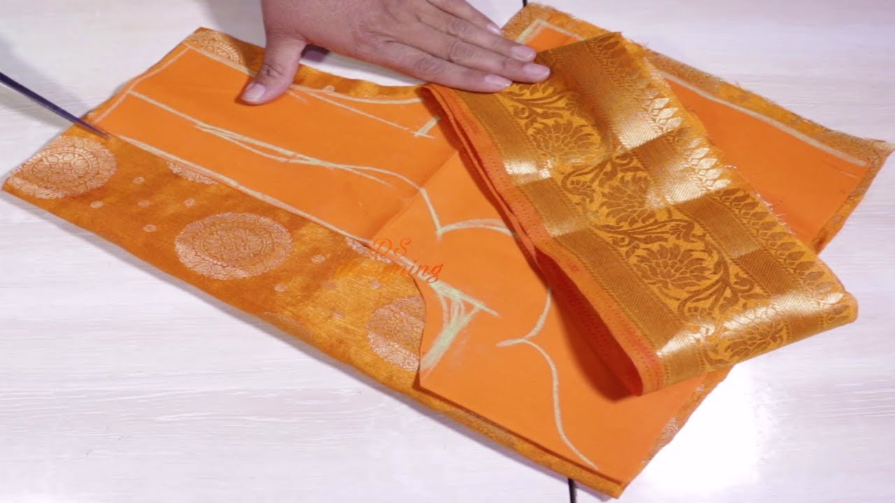 stylist katpadar saree blouse back neck designs | paithani saree blouse back neck design