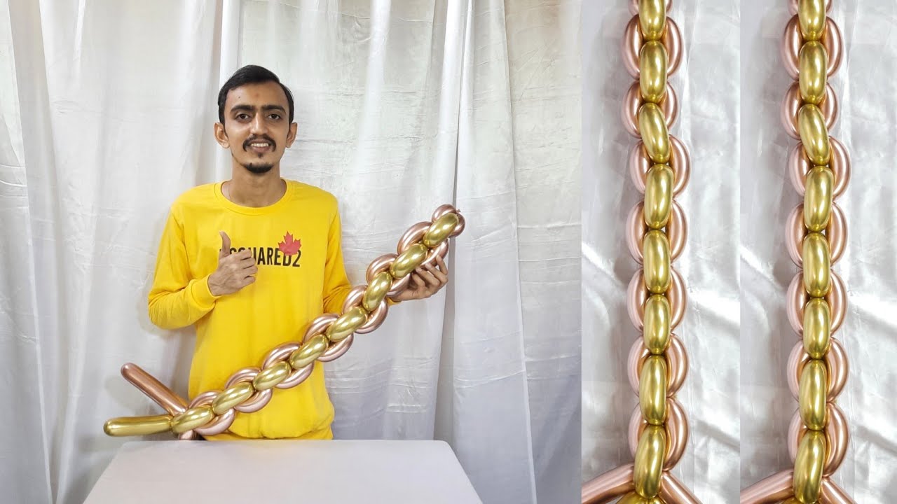 How to make balloon twisting | balloon Spiral | balloon weaving | balloon tutorial | Part 3