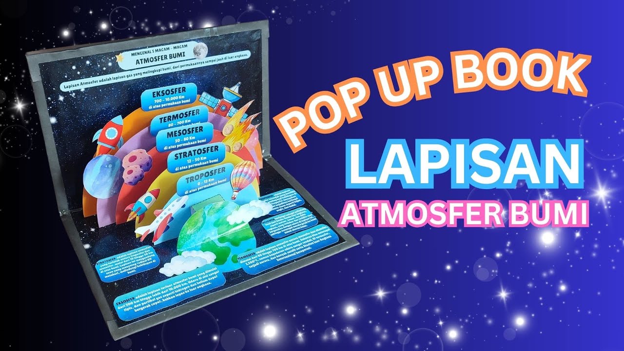 103. Membuat Pop Up Book Atmosfer Bumi