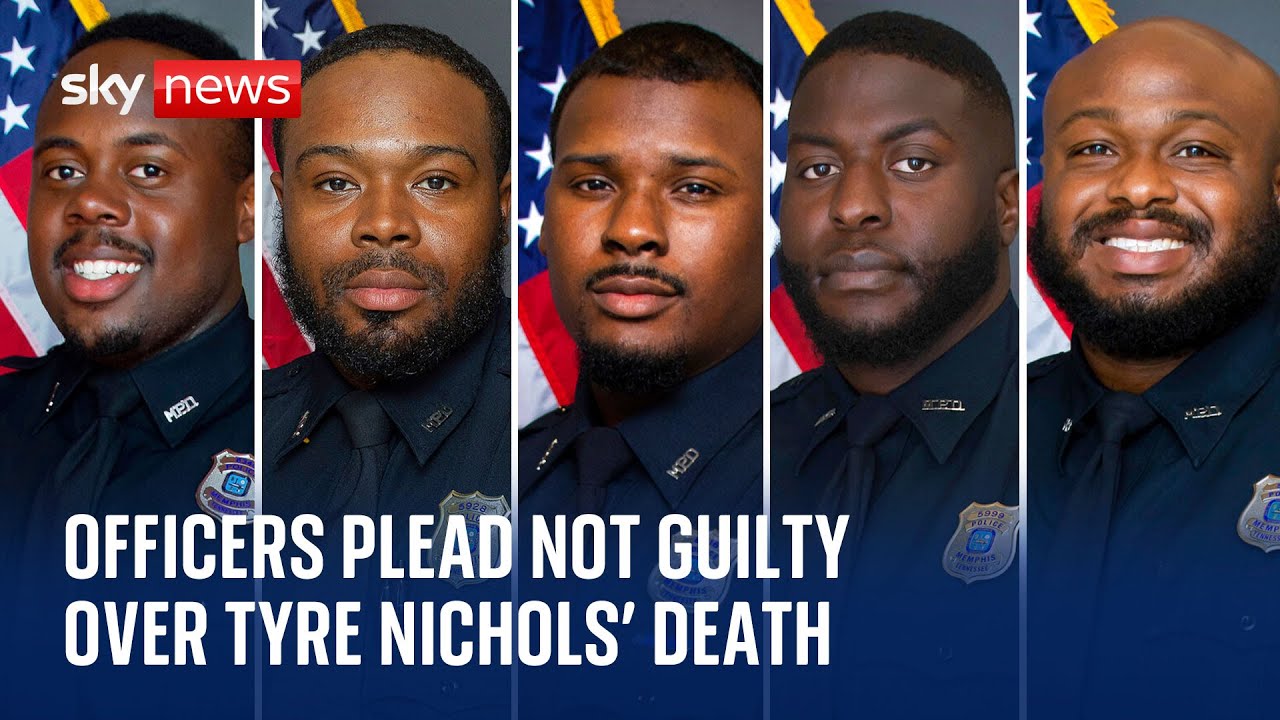 Five former Memphis officers charged over Tyre Nichols' death plead not guilty