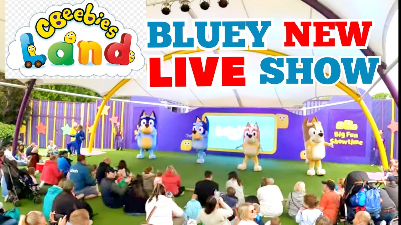 NEW Bluey Live Show At CBeebies Land | Alton Towers