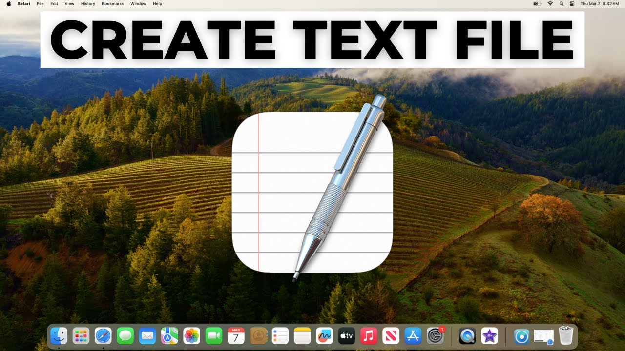 How to Create a Text File in Mac | Make .Txt File in MacBook