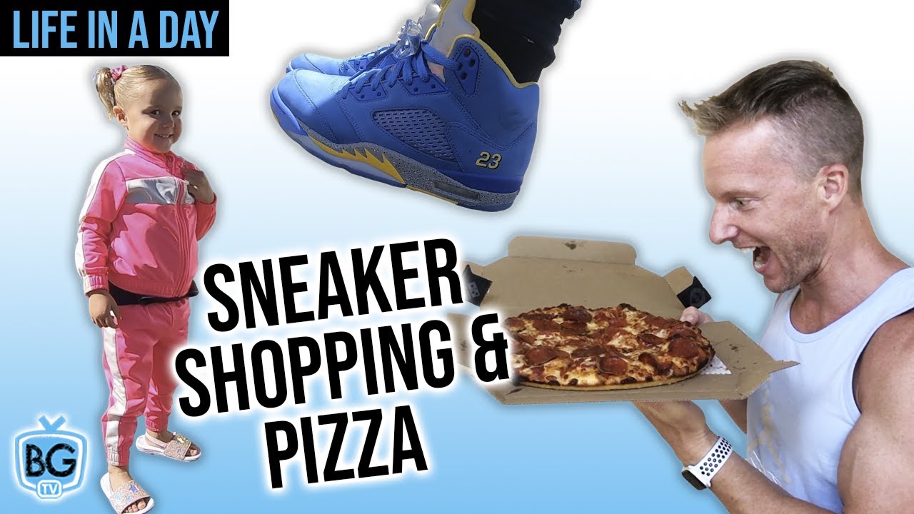 This Is Quarantine With Kids | Sneaker Shopping At Nike Outlet (LIFE IN A DAY) | BradGouthroTV