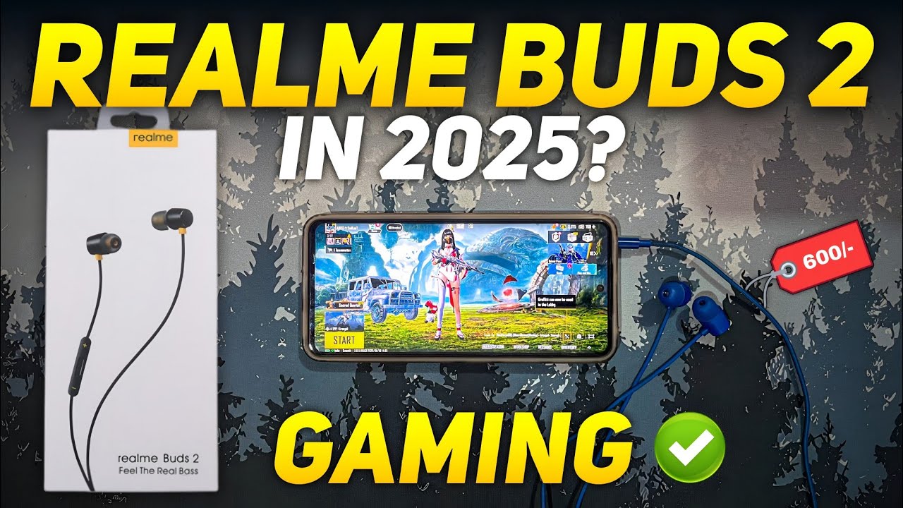 REALME BUDS 2 BGMI TEST AND REVIEW 🔥 BEST WIRED GAMING EARPHONES UNDER 500 RS IN 2025