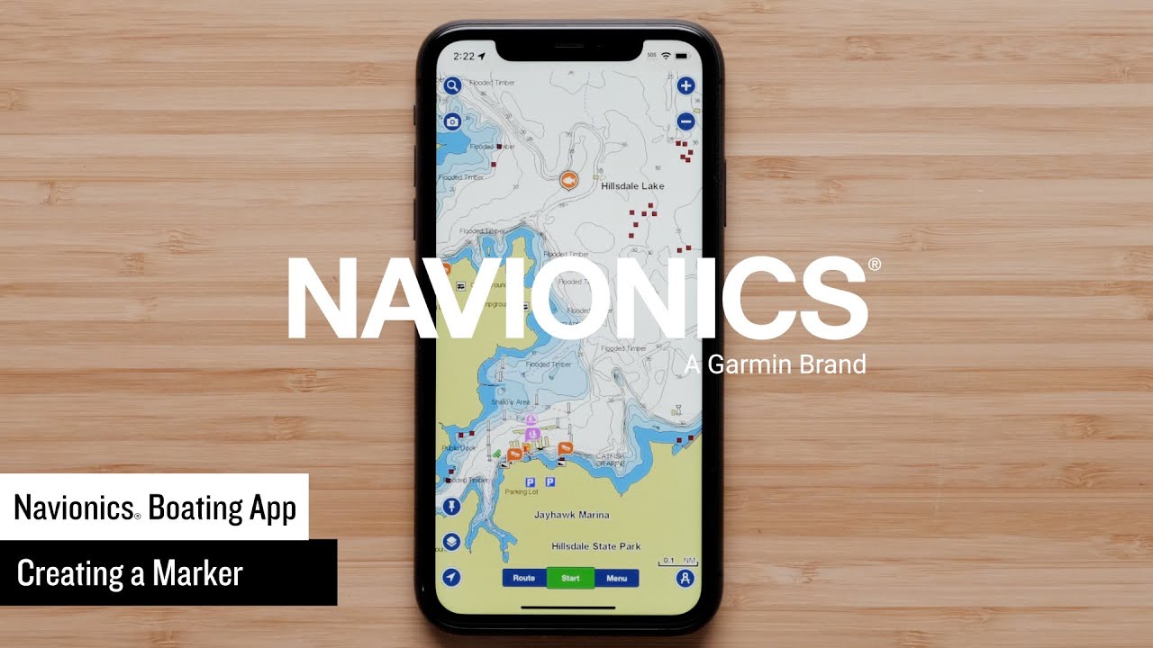 Support: Creating a Marker in the Navionics&reg; Boating App