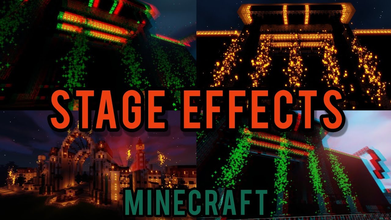 Minecraft | Stage Pyro Effects | Sparklers & Confetti | Tutorial