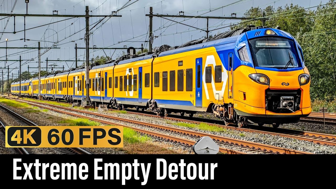 Train Cab Ride NL / Extreme Detour Empty Train / Eindhoven - Gouda - Amsterdam / ICNG / Oct 2025