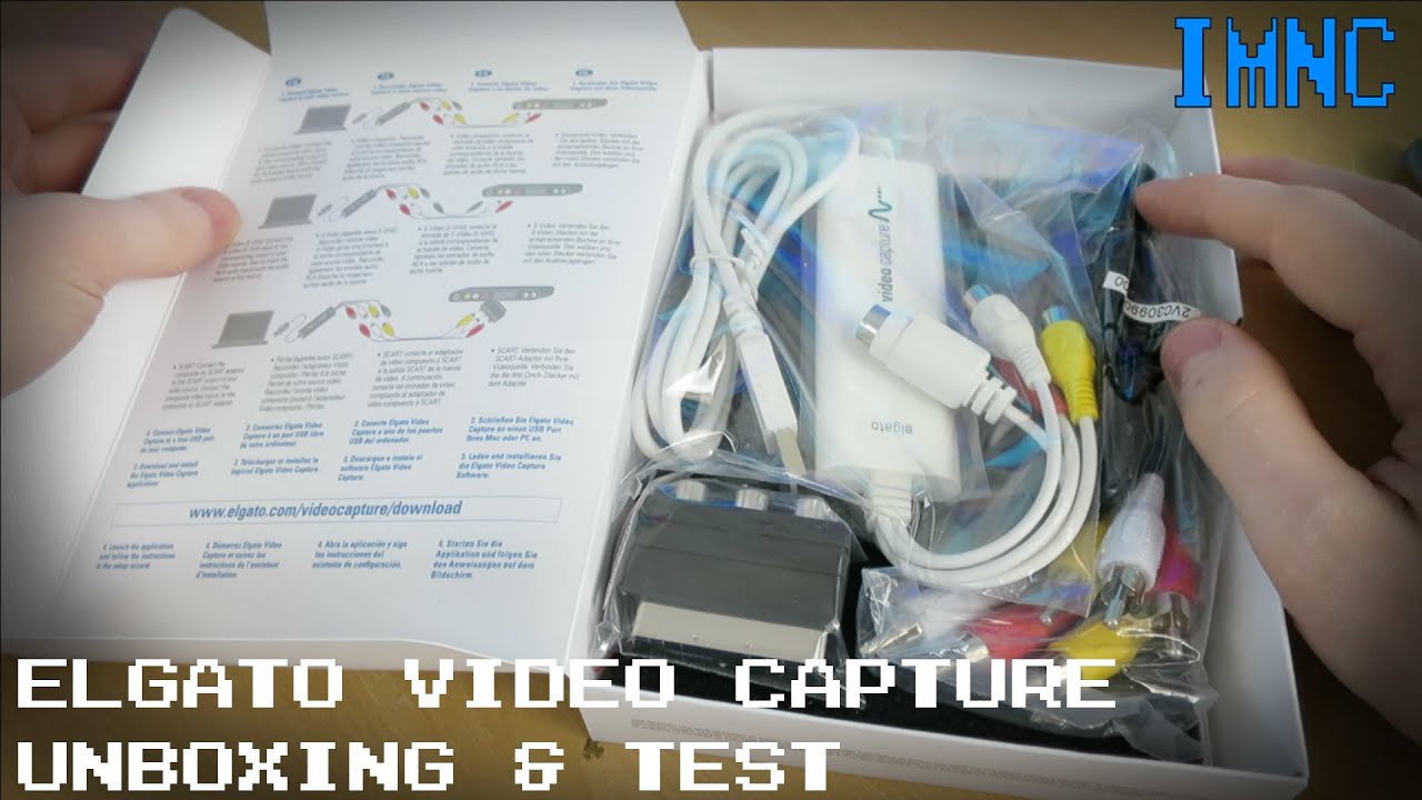 Elgato Video Capture Unboxing & Test | IMNC