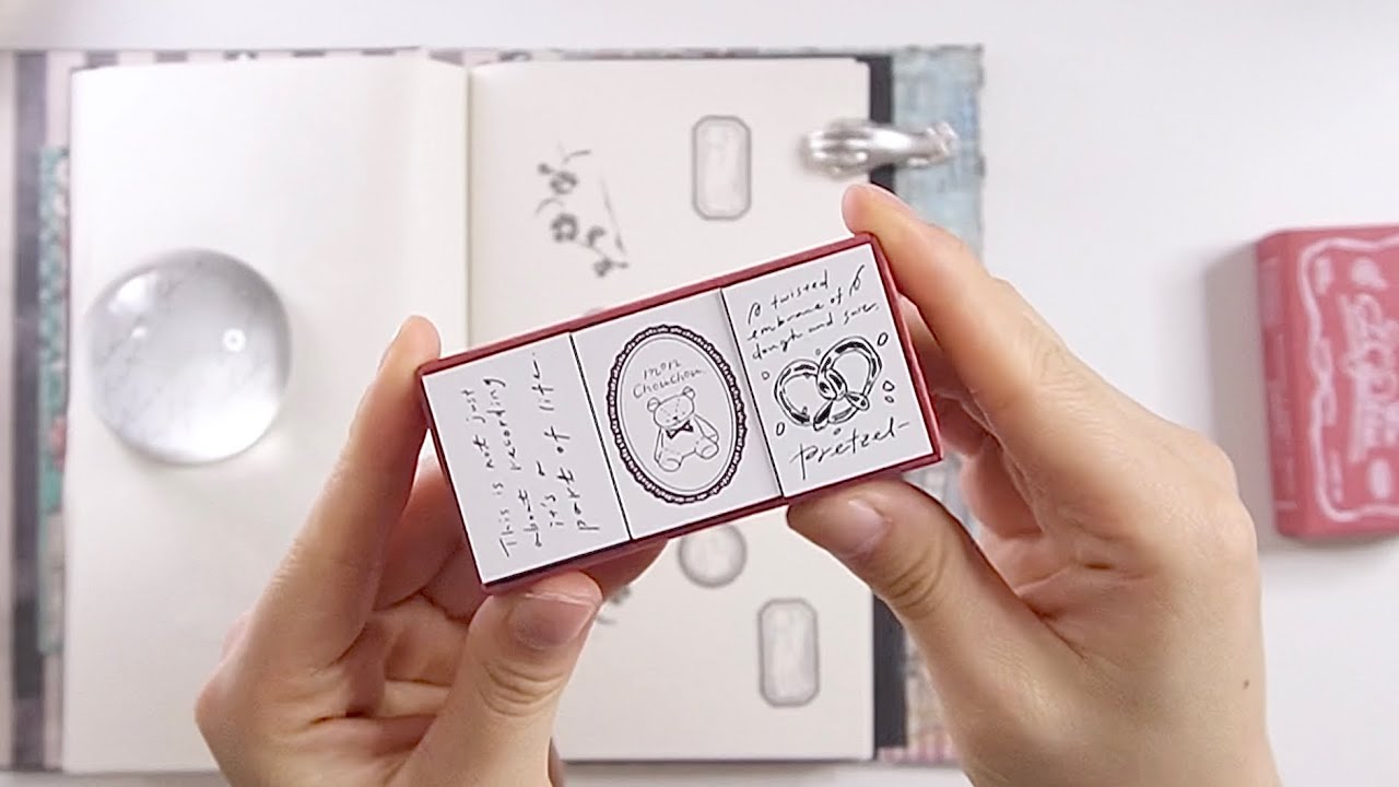 ASMR 1hour 수면용 🌙 다이어리 꾸미기 1시간 몰아보기 | paper sounds | Vintage Journal