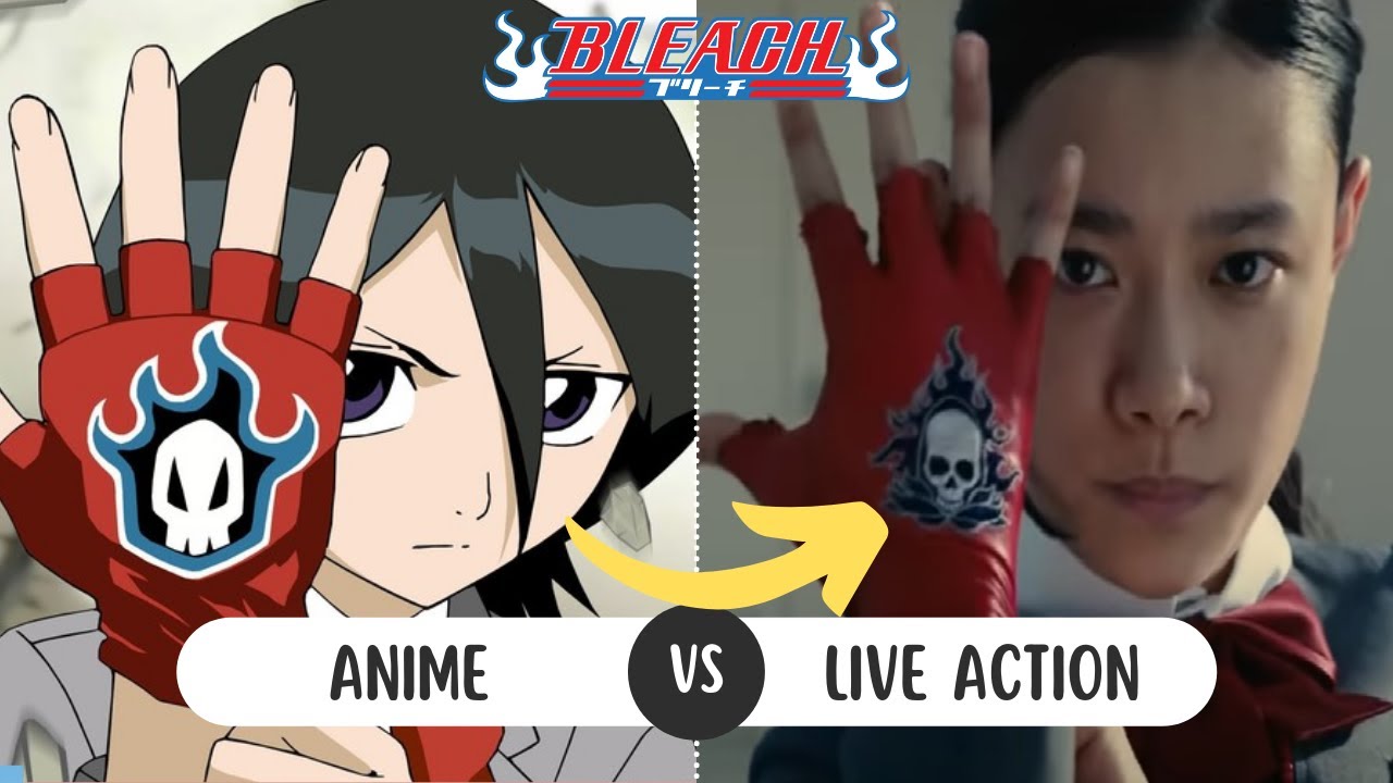 BLEACH | Anime & Netflix Live Action Comparison (2004 vs 2018)