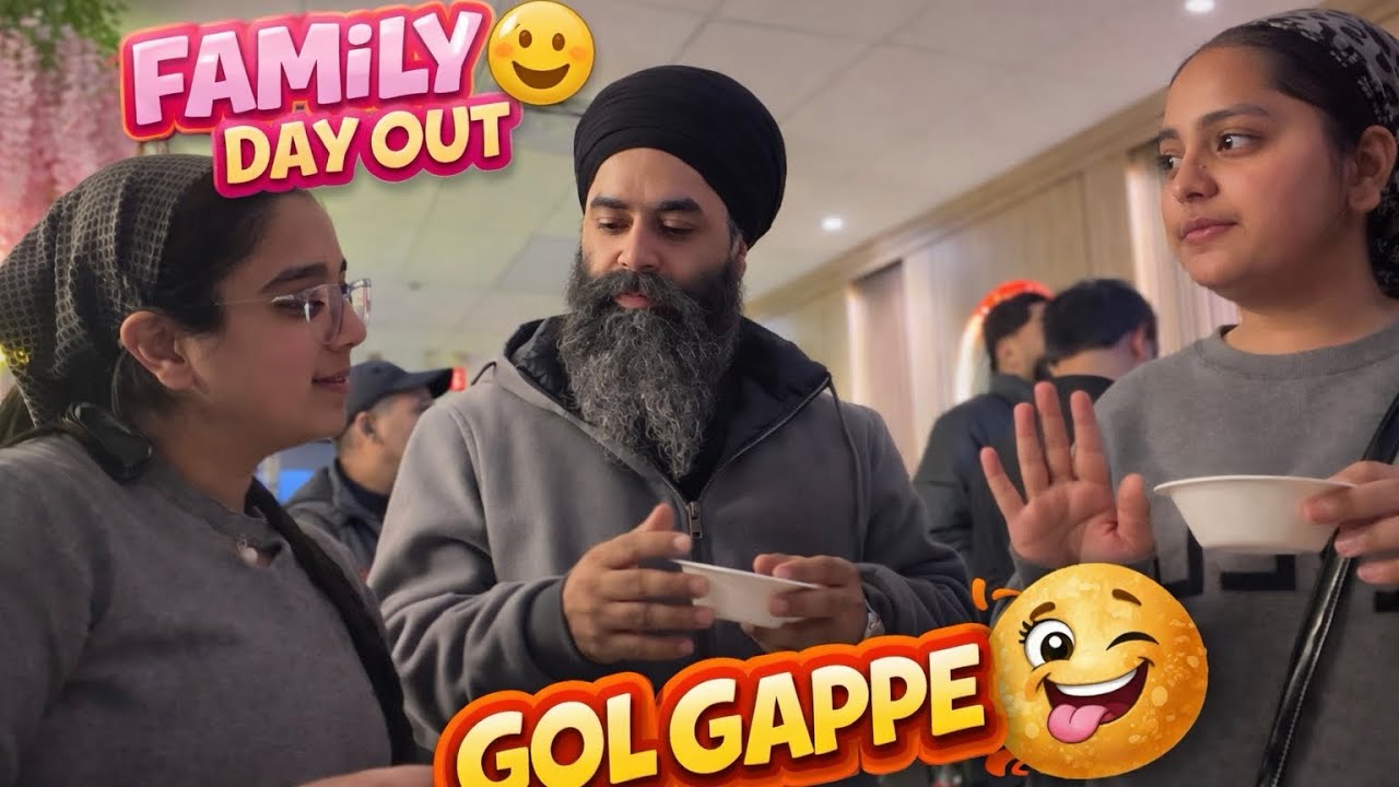 Best Golgappe In GTA 😋 | Family Day Out & New Year Celebration Vlog