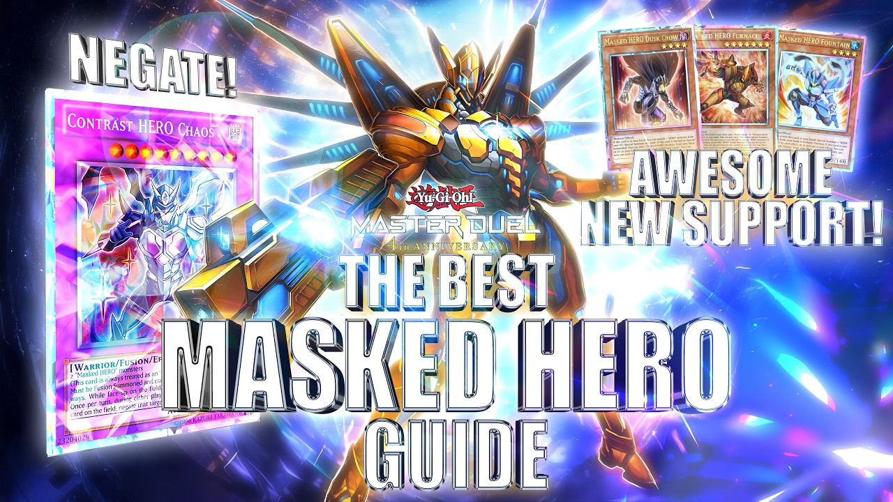 THE ULTIMATE MASKED HERO GUIDE! 🔥 | Yu-Gi-Oh! Master Duel
